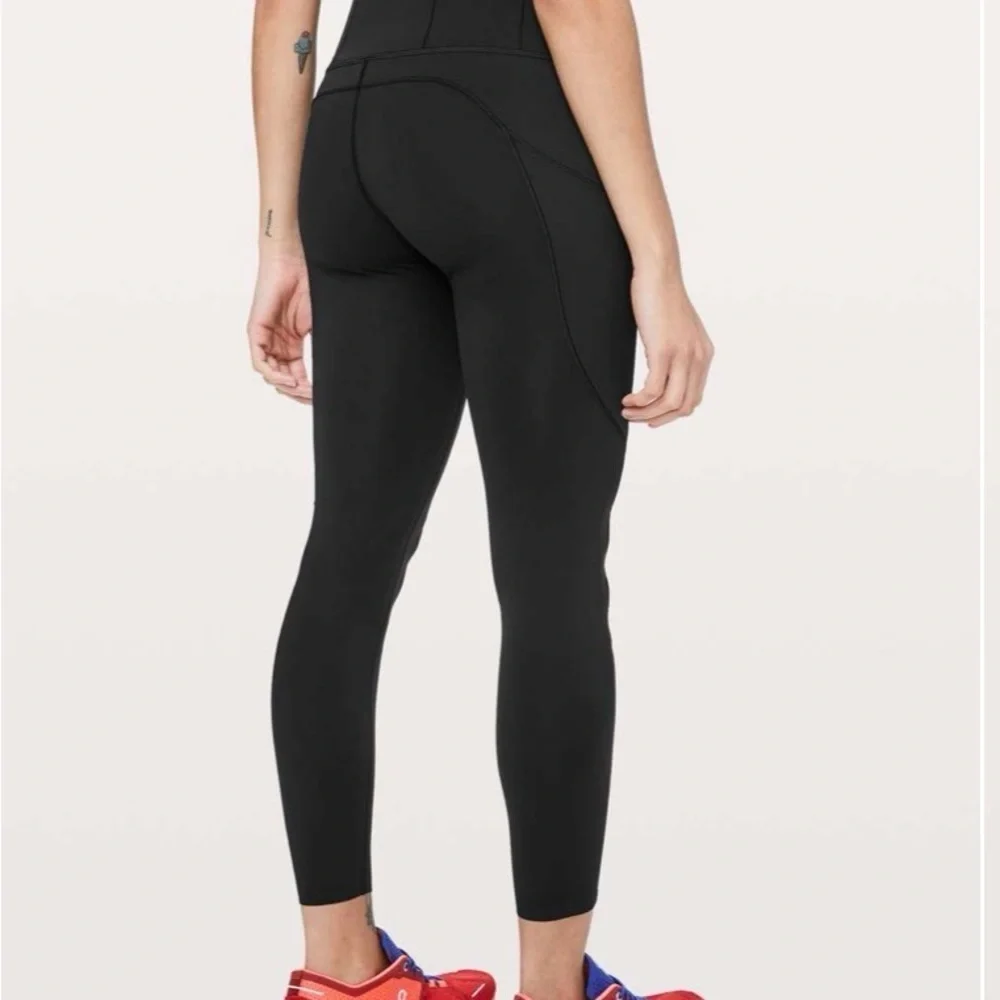 Lululemon 6 Fast & Free 7/8 Tight II *Non-Reflective Nulux 25